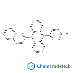 9-(4-Bromophenyl)-10-(naphthalen-2-yl)anthracene structure