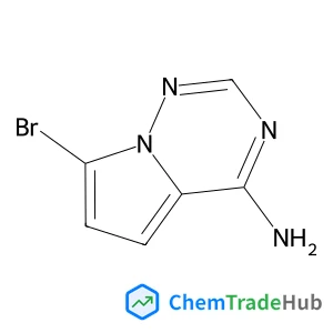 7-Bromopyrrolo[2,1-f][1,2,4]triazin-4-amine