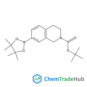tert-Butyl 7-(4,4,5,5-tetramethyl-1,3,2-dioxaborolan-2-yl)-3,4-dihydroisoquinoline-2(1H)-carboxylate tert-Butyl 7-(4,4,5,5-tetramethyl-1,3,2-dioxaborolan-2-yl)-3,4-dihydroisoquinoline-2(1H)-carboxylate
