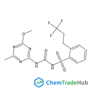 N-[(4-Methoxy-6-methyl-1,3,5-triazin-2-yl)carbamoyl]-2-(3,3,3-trifluoropropyl)benzenesulfonamide
