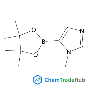 1-Methyl-5-(4,4,5,5-tetramethyl-1,3,2-dioxaborolan-2-YL)-1H-imidazole Chemical_Structure_Of