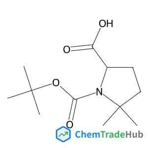 5,5-Dimethyl-1-{[(2-methyl-2-propanyl)oxy]carbonyl}-L-proline