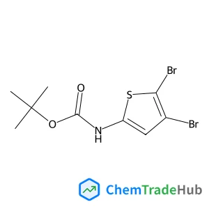 tert-Butyl (4,5-dibromothiophen-2-yl)carbamate Chemical_Structure_Of