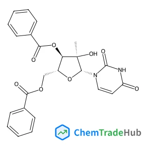 ((2R,3R,4S,5R)-3-(BENZOYLOXY)-5-(2,4-DIOXO-3,4-DIHYDROPYRIMIDIN-1(2H)-YL)-4-HYDROXY-4-METHYLTETRAHYDROFURAN-2-YL)METHYL BENZOATE