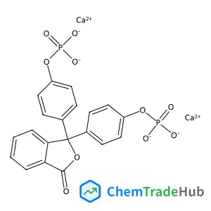 Dicalcium (3-oxo-1,3-dihydro-2-benzofuran-1,1-diyl)di-4,1-phenylene bis(phosphate)
