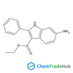 Ethyl 6-amino-2-phenyl-1H-indole-3-carboxylate
