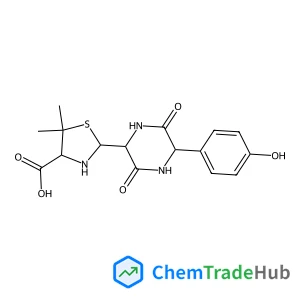 2-[5-(4-Hydroxyphenyl)-3,6-dioxopiperazin-2-yl]-5,5-dimethyl-1,3-thiazolidine-4-carboxylic acid