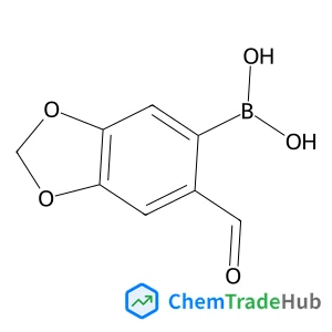 (6-Formylbenzo[d][1,3]dioxol-5-yl)boronic acid