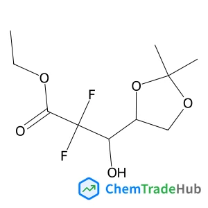 Ethyl 2-deoxy-2,2-difluoro-4,5-O-isopropylidene-D-erythro-pentonate