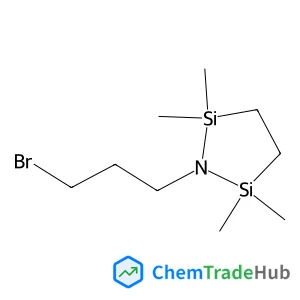 1-(3-Bromopropyl)-2,2,5,5-tetramethyl-1-aza-2,5-disilacyclopentane 1-(3-Bromopropyl)-2,2,5,5-tetramethyl-1-aza-2,5-disilacyclopentane