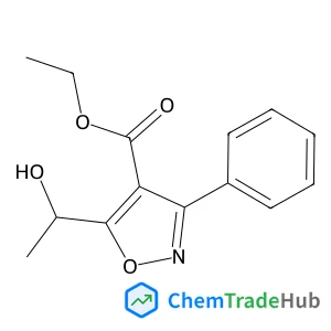 Ethyl 5-(1-hydroxyethyl)-3-phenyl-1,2-oxazole-4-carboxylate