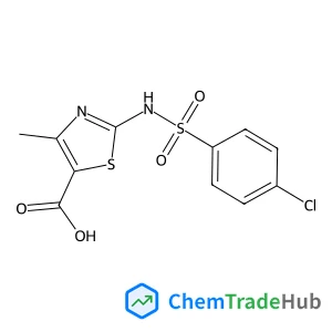 2-{[(4-Chlorophenyl)sulfonyl]amino}-4-methyl-1,3-thiazole-5-carboxylic acid