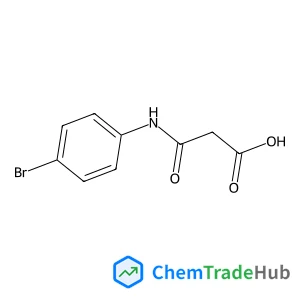 3-(4-Bromoanilino)-3-oxopropanoic acid structure