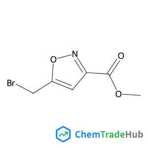 Methyl 5-(bromomethyl)-1,2-oxazole-3-carboxylate Chemical_Structure_Of
