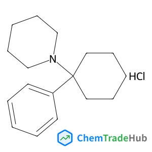1-(1-Phenylcyclohexyl)piperidine hydrochloride (1:1)