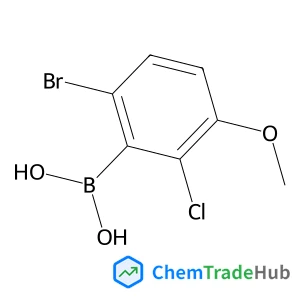 6-Bromo-2-chloro-3-methoxyphenylboronic acid