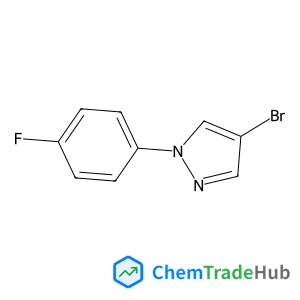 4-Bromo-1-(4-fluorophenyl)-1H-pyrazole Chemical_Structure_Of