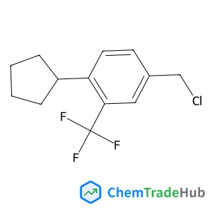 4-(Chloromethyl)-1-cyclopentyl-2-(trifluoromethyl)benzene
