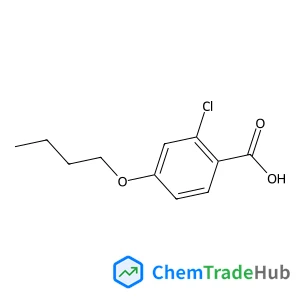 4-Butoxy-2-chlorobenzoic acid structure