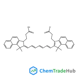 3-[2-[7-[3-(2-Carboxyethyl)-1,1-dimethylbenzo[e]indol-2-ylidene]hepta-1,3,5-trienyl]-1,1-dimethylbenzo[e]indol-3-ium-3-yl]propanoate