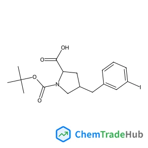 (2S,4R)-1-(tert-Butoxycarbonyl)-4-(3-iodobenzyl)pyrrolidine-2-carboxylic acid