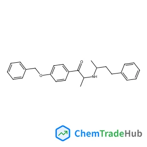 1-[4-(Benzyloxy)phenyl]-2-[(4-phenylbutan-2-YL)amino]propan-1-one