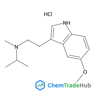 N-[2-(5-Methoxy-1H-indol-3-yl)ethyl]-N-methyl-2-propanamine hydrochloride (1:1)