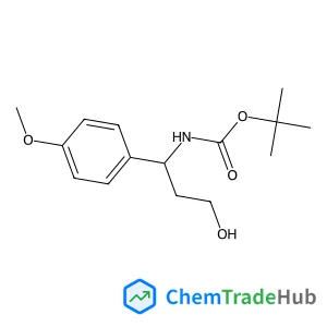2-Methyl-2-propanyl [3-hydroxy-1-(4-methoxyphenyl)propyl]carbamate