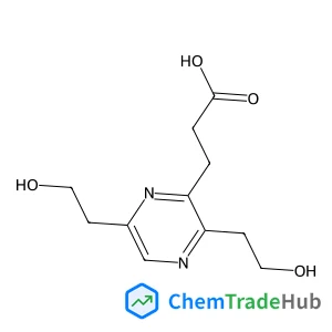 3-(3,6-Bis(2-hydroxyethyl)pyrazin-2-yl)propanoic acid