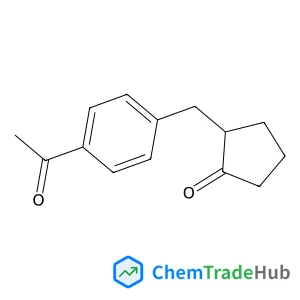 2-[(4-Acetylphenyl)methyl]cyclopentan-1-one