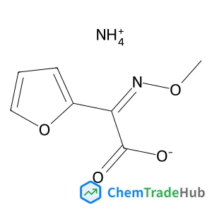 Ammonium (Z)-2-(furan-2-yl)-2-(methoxyimino)acetate structure