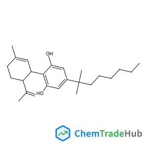 5-(1,1-Dimethylheptyl)-2-(3-methyl-6-(1-methylethenyl)-2-cyclohexen-1-yl)-1,3-benzenediol
