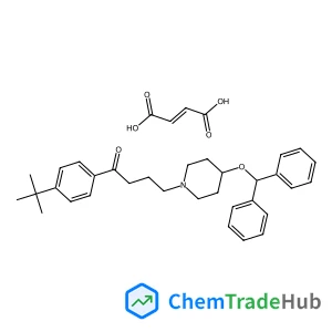 4-[4-(Diphenylmethoxy)-1-piperidinyl]-1-[4-(2-methyl-2-propanyl)phenyl]-1-butanone (2E)-2-butenedioate (1:1)
