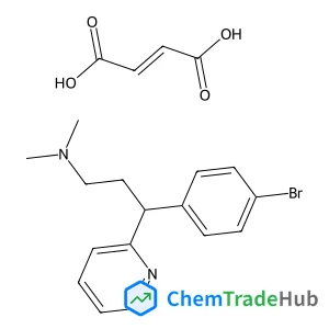 3-(4-Bromophenyl)-N,N-dimethyl-3-(2-pyridinyl)-1-propanamine (2Z)-2-butenedioate (1:1)