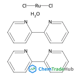 2,2'-Bipyridine - dichlororuthenium hydrate (2:1:1)