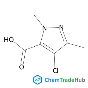 4-Chloro-1,3-dimethyl-1H-pyrazole-5-carboxylic acid