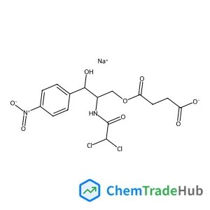 Sodium 4-{[(2R,3R)-2-[(dichloroacetyl)amino]-3-hydroxy-3-(4-nitrophenyl)propyl]oxy}-4-oxobutanoate