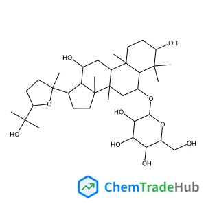 (3beta,6alpha,12beta,24R)-3,12,25-Trihydroxy-20,24-epoxydammaran-6-yl beta-D-glucopyranoside