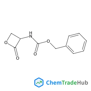 Benzyl [(3R)-2-oxo-3-oxetanyl]carbamate structure