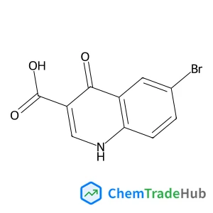 6-Bromo-4-hydroxy-3-quinolinecarboxylic acid