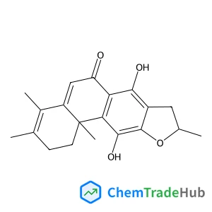 Phenanthro(3,2-b)furan-6(2H)-one, 1,8,9,11b-tetrahydro-7,11-dihydroxy-3,4,9,11b-tetramethyl-, cis- structure
