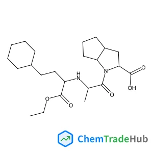 (2S,3aS,6aS)-1-[(2S)-2-{[(2S)-4-Cyclohexyl-1-ethoxy-1-oxo-2-butanyl]amino}propanoyl]octahydrocyclopenta[b]pyrrole-2-carboxylic acid (non-preferred name)