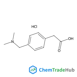 4-(Dimethylaminomethyl)phenylacetic acid hydrochloride structure